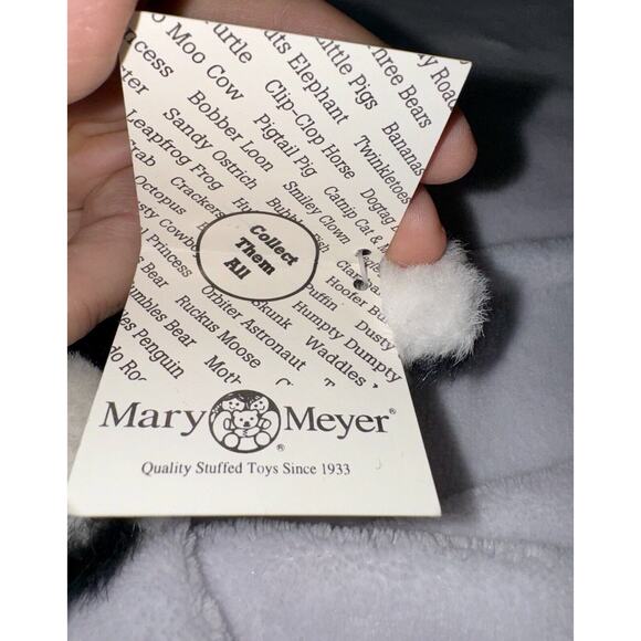 Mary Meyer Tippy Toes Cow Moo Moo Finger Puppet Plush 6" Stuffed Animal Toy 1994 - Picture 8 of 8